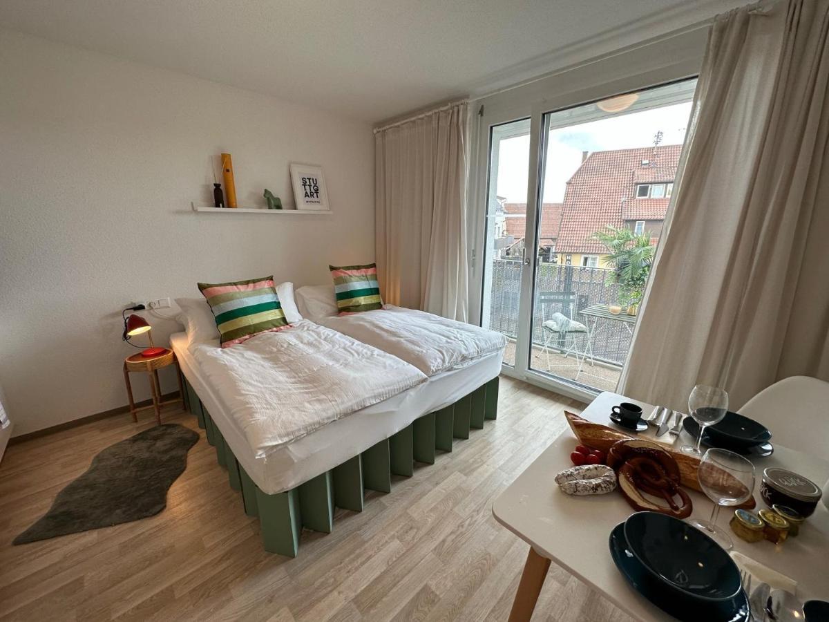 Stilvolles Und Modernes Appartement Mit Sonnigem Balkon In Flughafen- Und Messenaehe 31 Leinfelden-Echterdingen Luaran gambar
