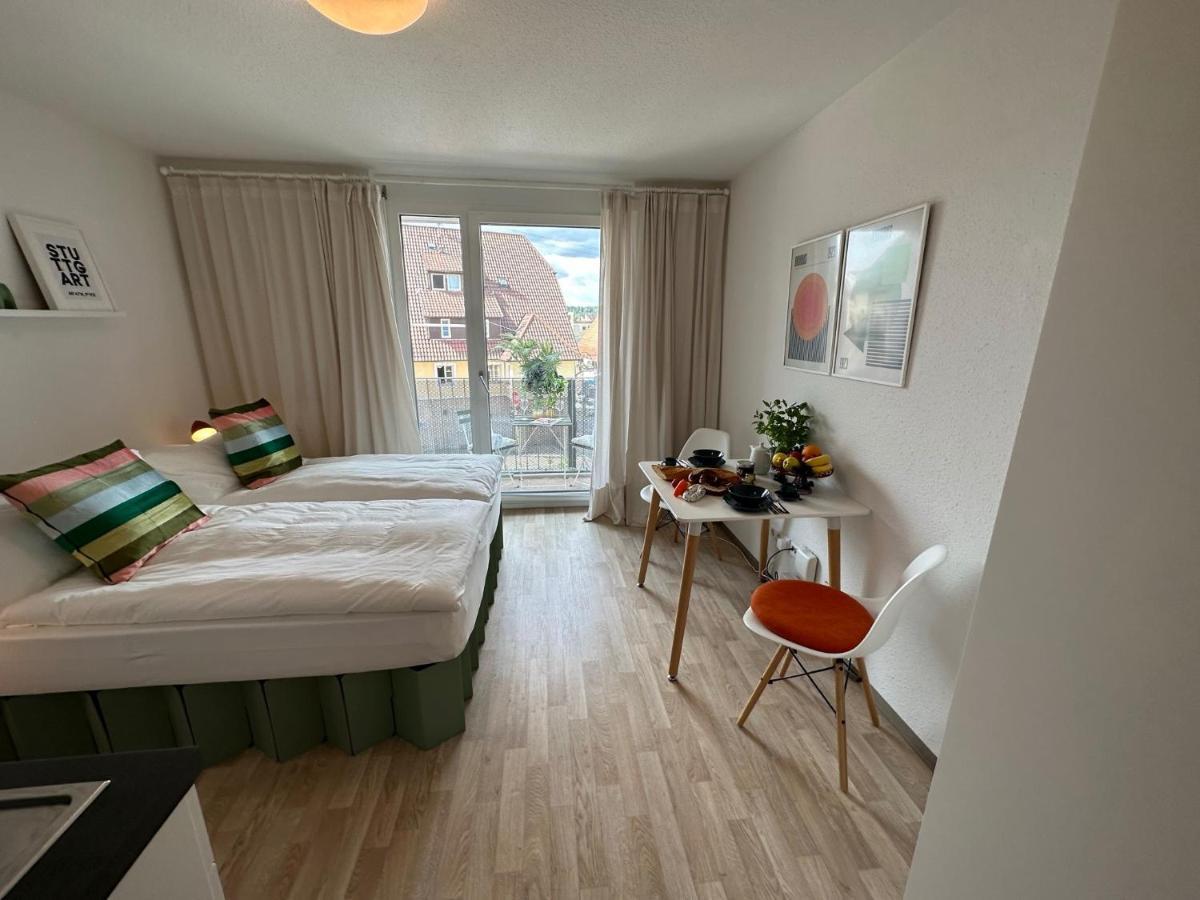 Stilvolles Und Modernes Appartement Mit Sonnigem Balkon In Flughafen- Und Messenaehe 31 Leinfelden-Echterdingen Luaran gambar