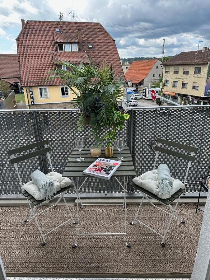 Stilvolles Und Modernes Appartement Mit Sonnigem Balkon In Flughafen- Und Messenaehe 31 Leinfelden-Echterdingen Luaran gambar
